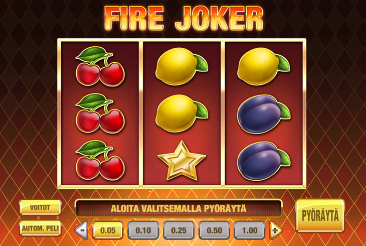 fire joker kolikkopeli