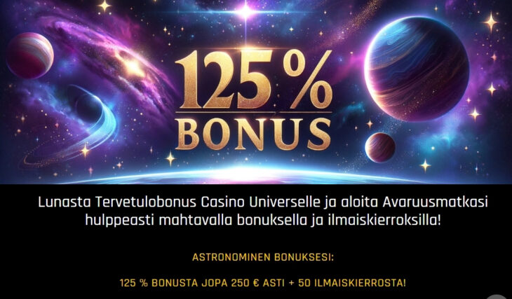 Casino Universe bonus