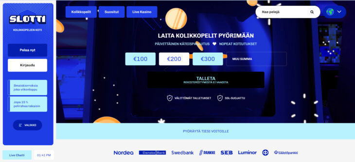 slotti casino etusivu