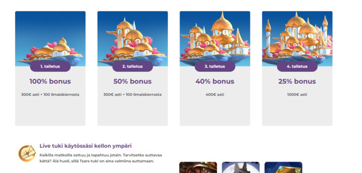 tsars casino ensitalletusbonus