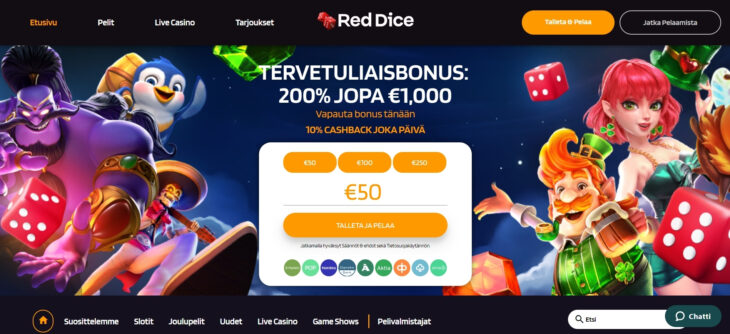 reddice casino etusivu