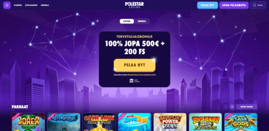 polestar casino etusivunäkymä