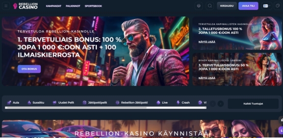 rebellion casino kokemuksia