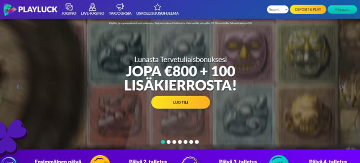 playluck casino etusivu