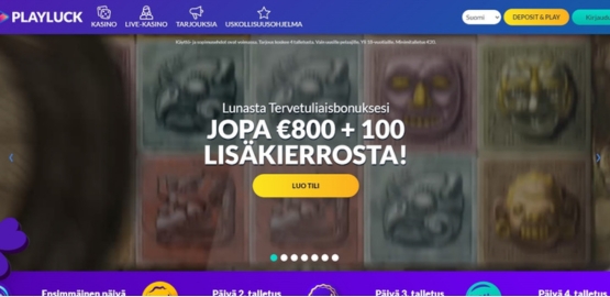 Playluck Casino kokemuksia - Lue nämä 7 pointtia ennen tallettamista!