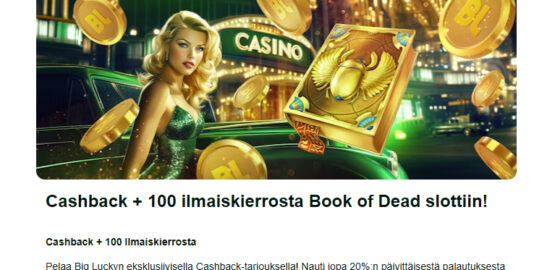 big lucky ilmaiskierrokset