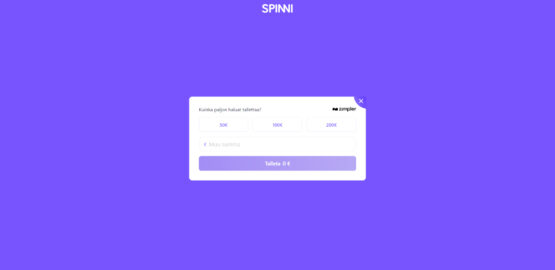 spinni casino rahansiirrot