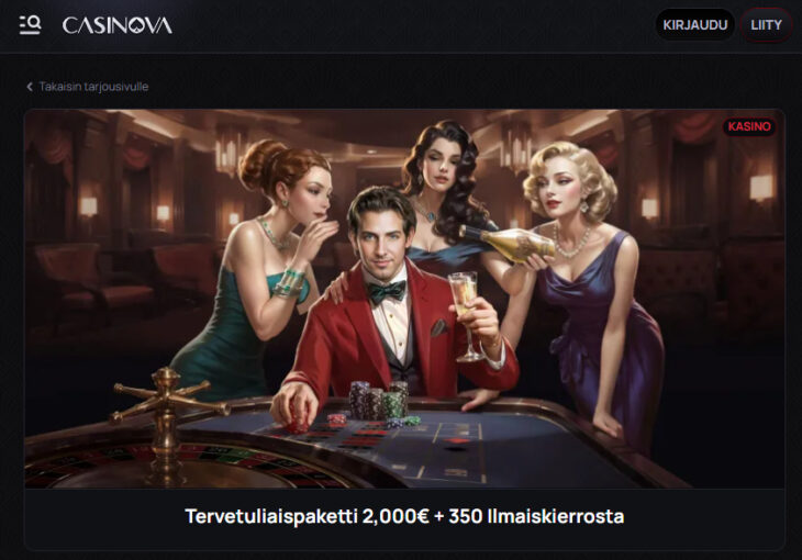 casinova bonus
