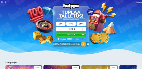 huippu kasino kokemuksia