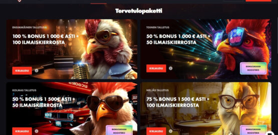 rooster bet casino bonus