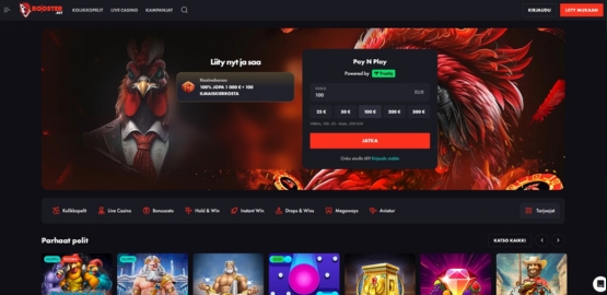 rooster bet kokemuksia