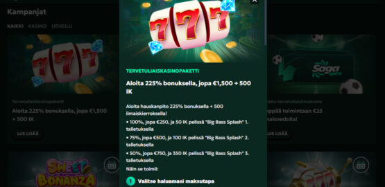 sagaspins bonus