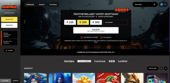 hurmio casino kokemuksia
