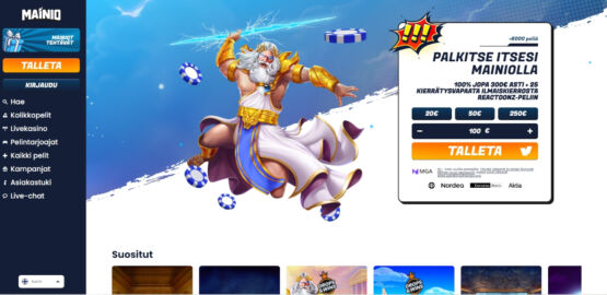 mainio kasino kokemuksia