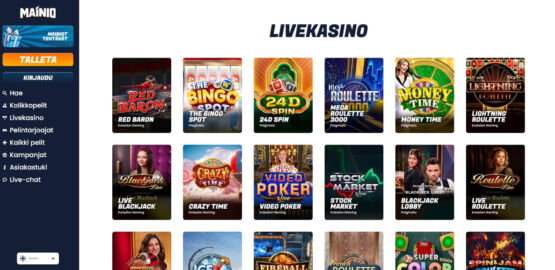 mainio kasino live kasino