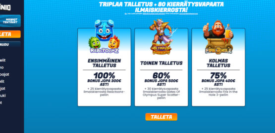 mainio kasino talletusbonus