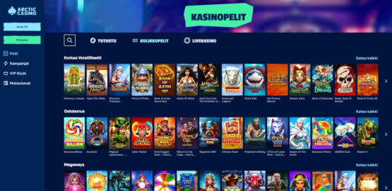 arctic casino kolikkopelit