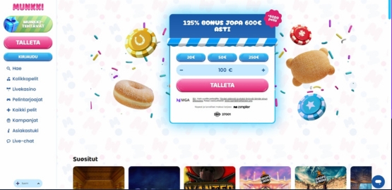 munkki kasino kokemuksia