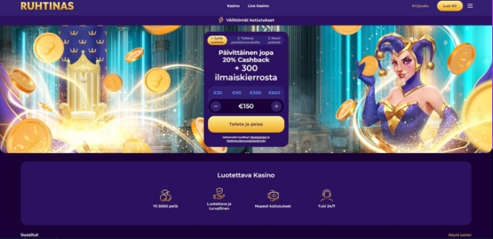 Ruhtinas Kasino kokemuksia - 5 pointtia ennen tallettamista!