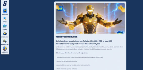 spiidi casinon talletusbonus
