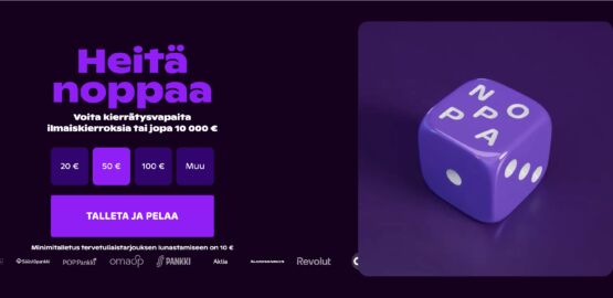 Noppa kasinon etusivu